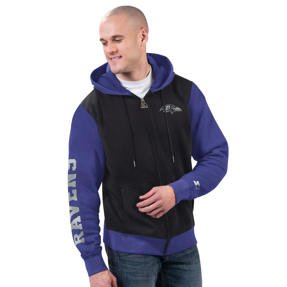 Baltimore Ravens Starter Thursday Night Gridiron Full-Zip Hoodie