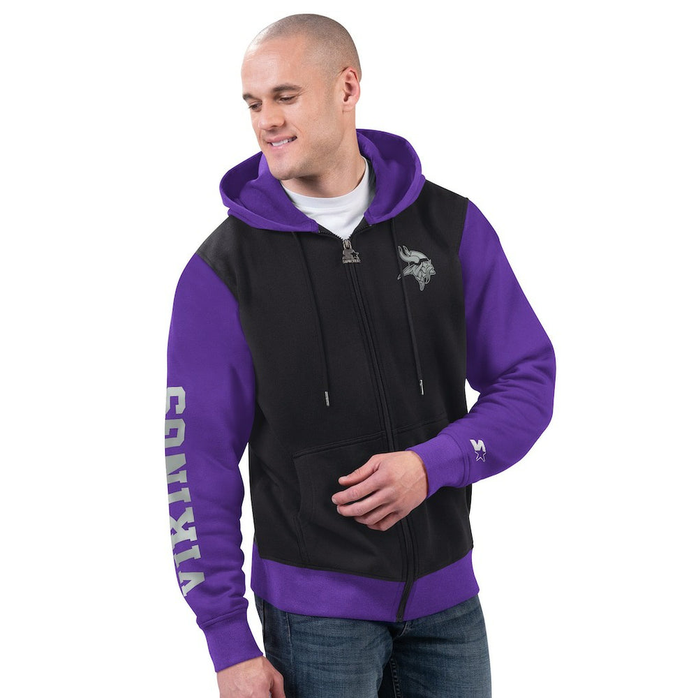Minnesota Vikings Starter Thursday Night Gridiron Full-Zip Hoodie