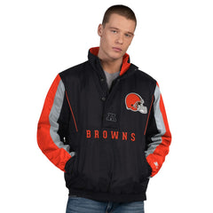 Cleveland Browns Starter Thursday Night Gridiron Half-Zip Jacket