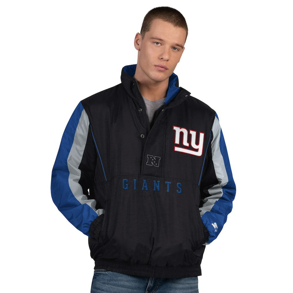 New York Giants Starter Thursday Night Gridiron Half-Zip Jacket