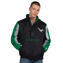 Philadelphia Eagles Starter Thursday Night Gridiron Vintage Logo Half-Zip Jacket