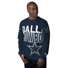 Dallas Cowboys Starter Clutch Hit Long Sleeve T-Shirt