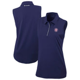 Washington Nationals Columbia Women's Tend The Ball Sleeveless Polo | MLB Discount