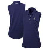 Detroit Tigers Columbia Women's Tend The Ball Sleeveless Polo | MLB For sale