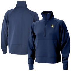 Milwaukee Brewers Columbia Women's Wickhams Hills Raglan Omni-Wick Quarter-Zip Pullover | MLB New
