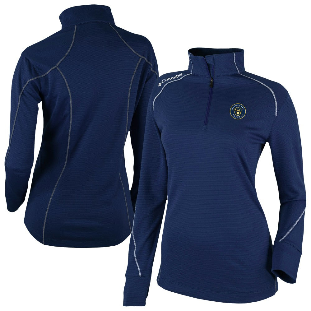 Milwaukee Brewers Columbia Women's Shotgun 2.0 Quarter-Zip Pullover | MLB US