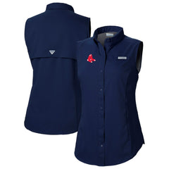 Boston Red Sox Columbia Women's Tamiami Sleeveless Shirt | MLB Online