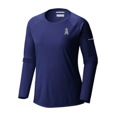 Los Angeles Angels Columbia Tidal Tee II Long Sleeve T-Shirt | MLB New