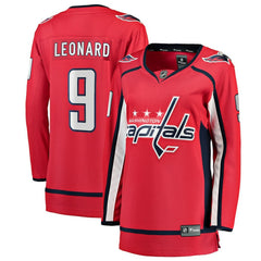Ryan Leonard Washington Capitals Fanatics Women's Home Breakaway Player Jersey Red