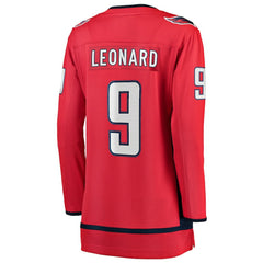 Ryan Leonard Washington Capitals Fanatics Women's Home Breakaway Player Jersey Red