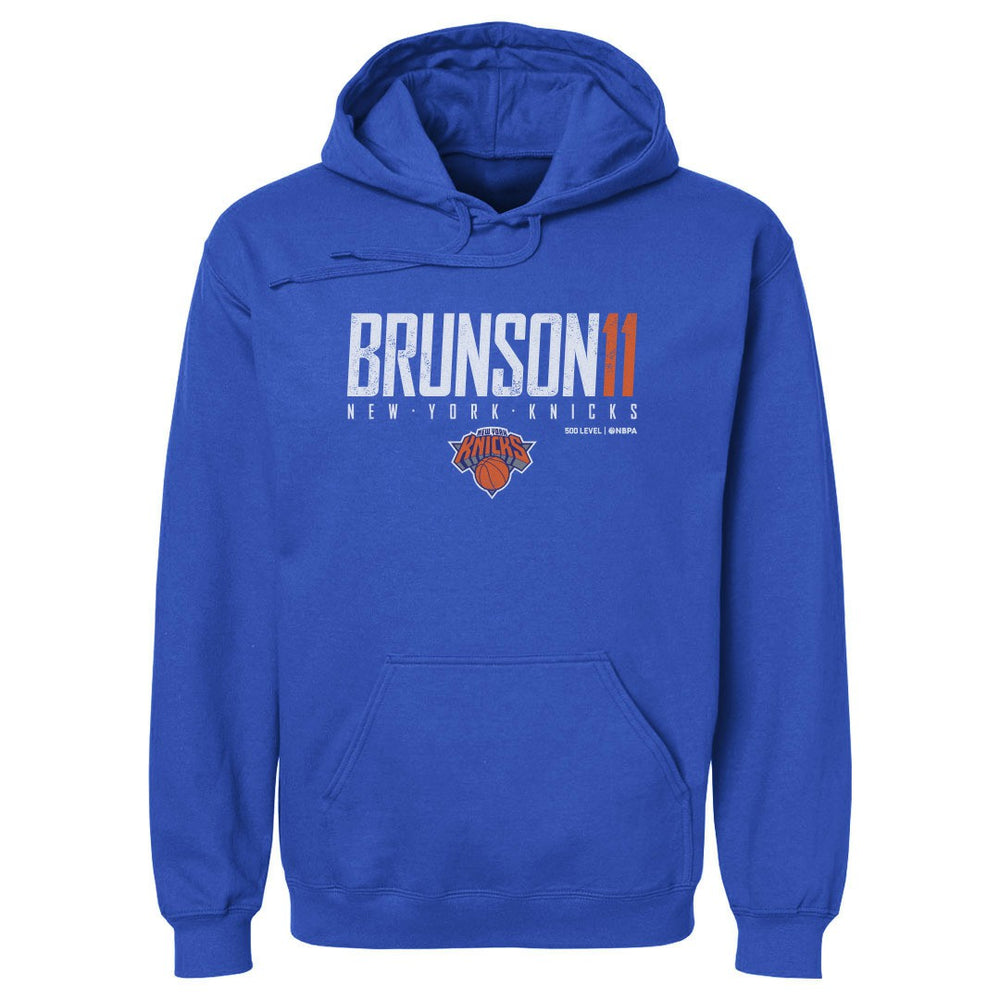 Jalen Brunson New York Knicks 500 Level Elite Pullover Hoodie On Sale