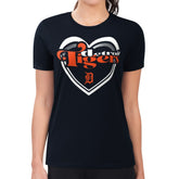 Detroit Tigers G-III 4Her by Carl Banks Women's Super-Slim Fit Lightweight Double Heart T-Shirt | MLB Near me