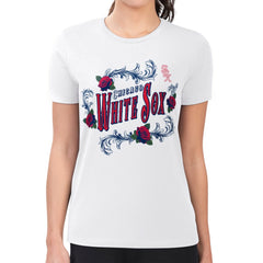 Chicago White Sox G-III 4Her by Carl Banks Women's Super-Slim Fit Lightweight Retro Roses T-Shirt | MLB On Sale