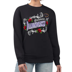 Arizona Diamondbacks G-III 4Her by Carl Banks Women's Retro Roses Fleece Pullover Sweatshirt | MLB Sale
