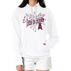 Los Angeles Angels Starter Women's Drive-In Pullover Hoodie | MLB US