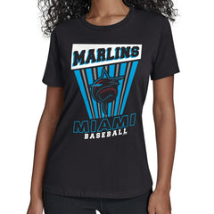 Miami Marlins Starter Women's Poster Print T-Shirt | MLB Online