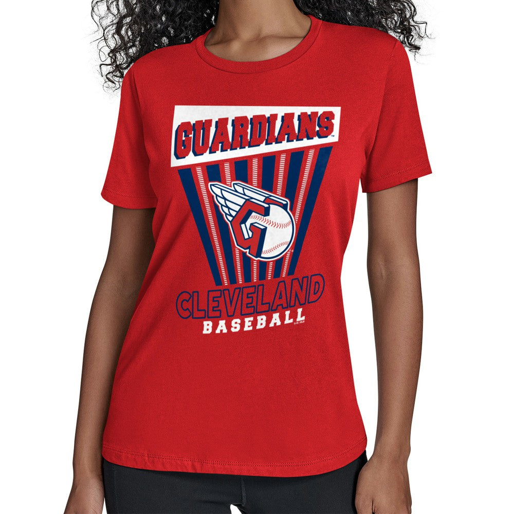 Cleveland Guardians Starter Women's Poster Print T-Shirt | MLB New