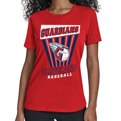 Cleveland Guardians Starter Women's Poster Print T-Shirt | MLB New