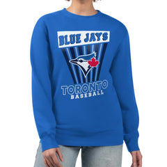 Toronto Blue Jays Starter Women's Poster Print Pullover Sweatshirt | MLB Sale