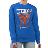 New York Mets Starter Women's Poster Print Pullover Sweatshirt | MLB For sale