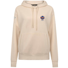 New York Mets Levelwear Women's Cooperstown Collection Adorn Core Logo Pullover Hoodie | MLB Discount