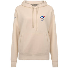 Toronto Blue Jays Levelwear Women's Cooperstown Collection Adorn Core Logo Pullover Hoodie | MLB New