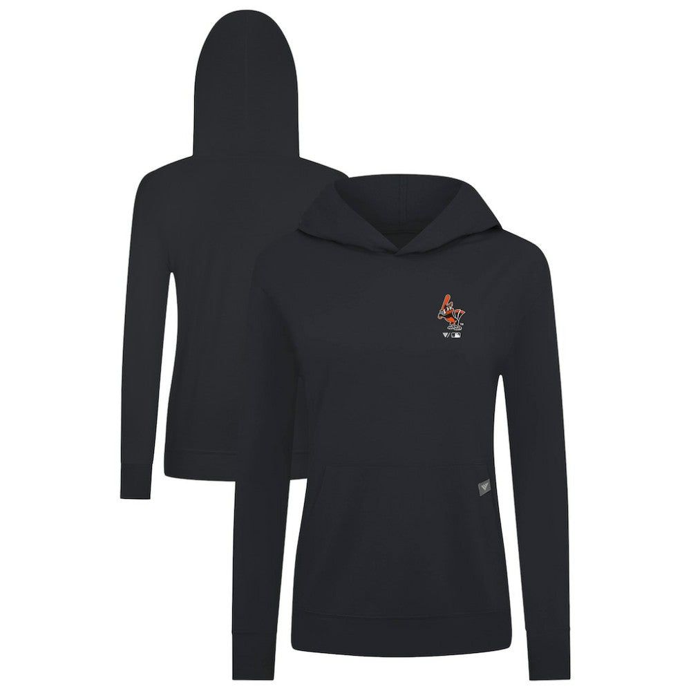 Baltimore Orioles Levelwear Women's Cooperstown Collection Relay Core Logo Pullover Hoodie | MLB Discount