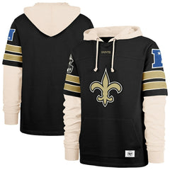 New Orleans Saints 47 brand '47 Split Zone Cornerback Duo Hoodie