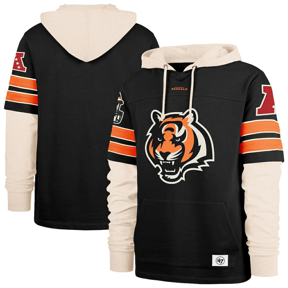 Cincinnati Bengals 47 brand '47 Split Zone Cornerback Duo Hoodie