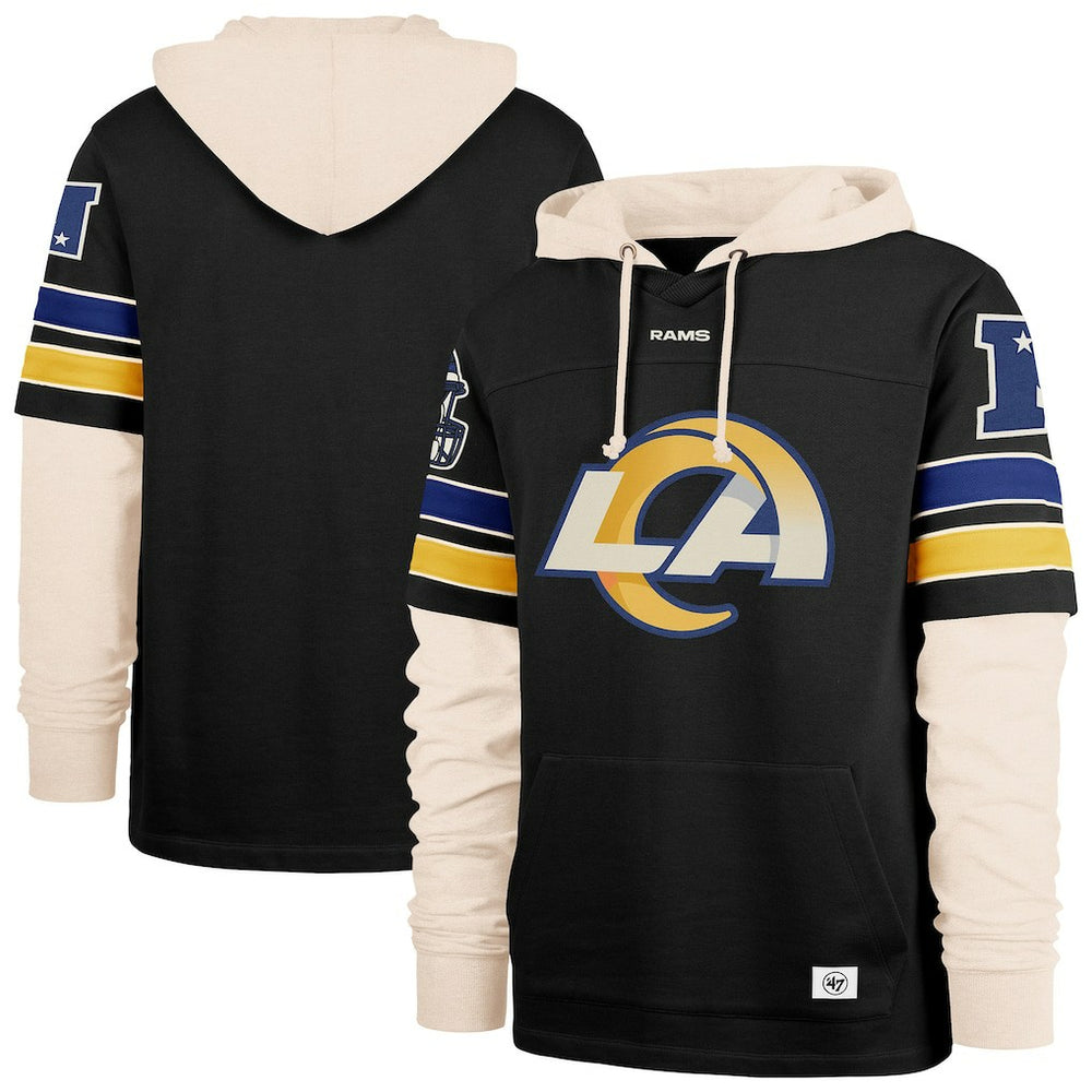 Los Angeles Rams 47 brand '47 Split Zone Cornerback Duo Hoodie