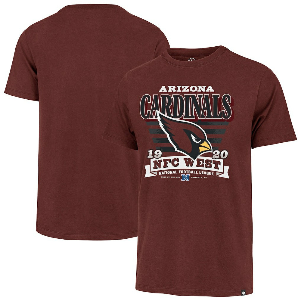 Arizona Cardinals 47 brand '47 Stripe Splash Franklin T-Shirt