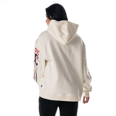 Kansas City Chiefs The Wild Collective Unisex Stacked Graphic Sleeve Fleece Hoodie