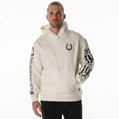 Indianapolis Colts The Wild Collective Unisex Stacked Graphic Sleeve Fleece Hoodie