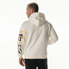 Pittsburgh Steelers The Wild Collective Unisex Stacked Graphic Sleeve Fleece Hoodie