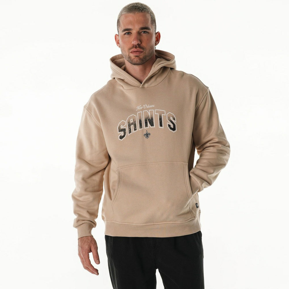 New Orleans Saints The Wild Collective Unisex Oversized Graphic Fleece Hoodie