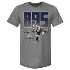 Alexander Ovechkin Washington Capitals 500 Level NHL All-Time Leading Goal Scorer Tri-Blend Bold T-Shirt For Sale
