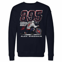 Alexander Ovechkin Washington Capitals 500 Level NHL All-Time Leading Goal Scorer Grunge Pullover Sweatshirt On Sale
