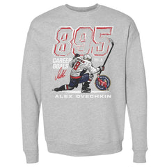 Alexander Ovechkin Washington Capitals 500 Level NHL All-Time Leading Goal Scorer Grunge Pullover Sweatshirt Discount