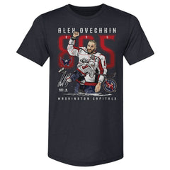 Alexander Ovechkin Washington Capitals 500 Level NHL All-Time Leading Goal Scorer Tri-Blend The Shot T-Shirt On Sale