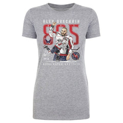 Alexander Ovechkin Washington Capitals 500 Level Women's NHL All-Time Leading Goal Scorer The Shot T-Shirt For Sale
