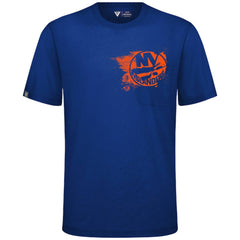 New York Islanders Levelwear Focal Blasted T-Shirt On Sale