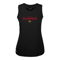 Chicago Blackhawks Levelwear Women's Macy Scratched Tank Top For Sale