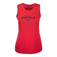 Washington Capitals Levelwear Women's Macy Scratched Tank Top On Sale