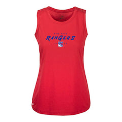 New York Rangers Levelwear Women's Macy Scratched Tank Top Discount