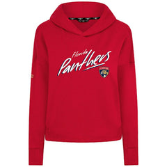 Florida Panthers Levelwear Women's Sweet Sizzle Tri-Blend Cropped Pullover Hoodie On Sale