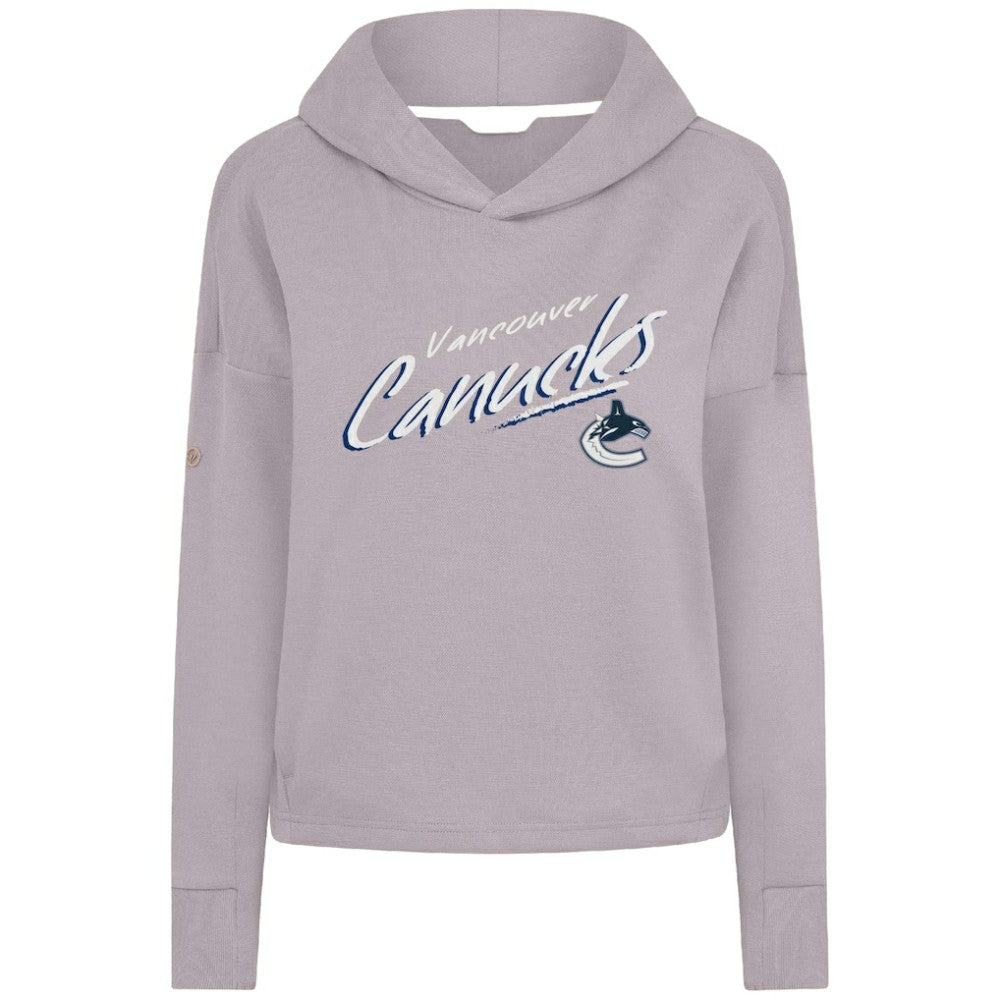 Vancouver Canucks Levelwear Women's Sweet Sizzle Tri-Blend Cropped Pullover Hoodie Discount