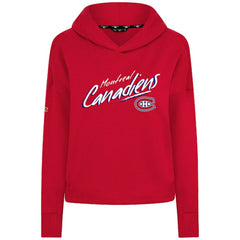 Montreal Canadiens Levelwear Women's Sweet Sizzle Tri-Blend Cropped Pullover Hoodie Discount