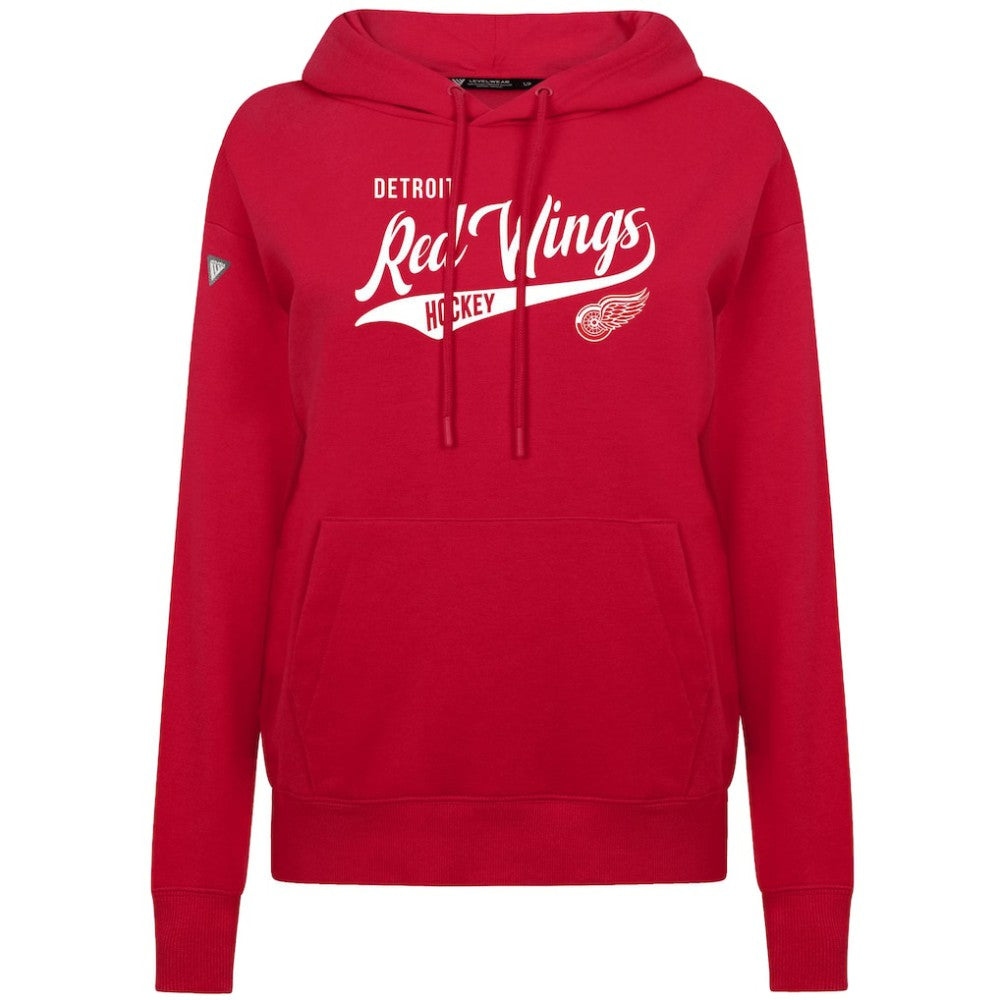 Detroit Red Wings Levelwear Women's Adorn Glide Pullover Hoodie Outlet