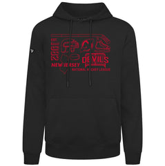 New Jersey Devils Levelwear Podium Campaign Pullover Hoodie On Sale