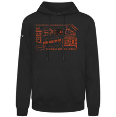 Philadelphia Flyers Levelwear Podium Campaign Pullover Hoodie Outlet